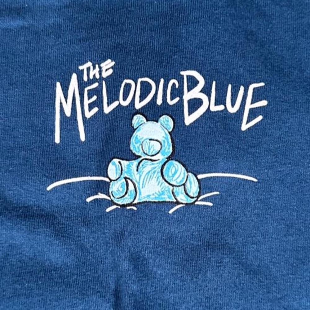 Baby Keem The Melodic Blue 2022 Tour T-Shirt Teal Blue Bear Graphic Small